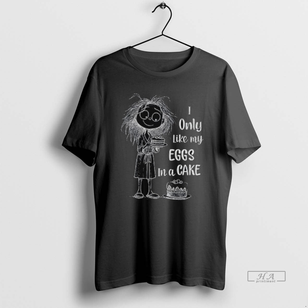 I Only Like My Eggs Cake Hoodie Modern Fashion