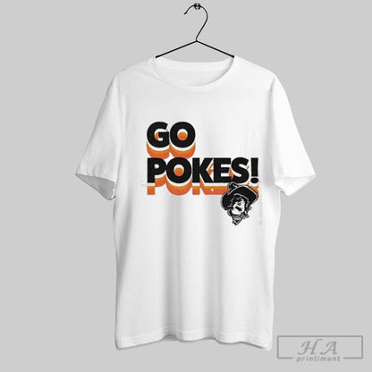 Go Pokes Oklahoma State Cowboys TShirt Authentic Art