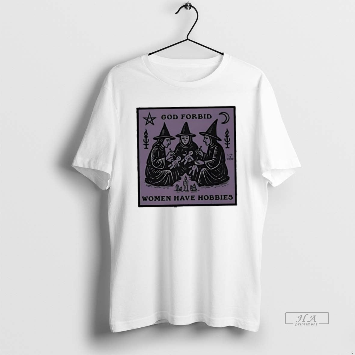 God Forbid Have Hobbies Witchy Feminist 2025 Long Sleeve Vintage Art