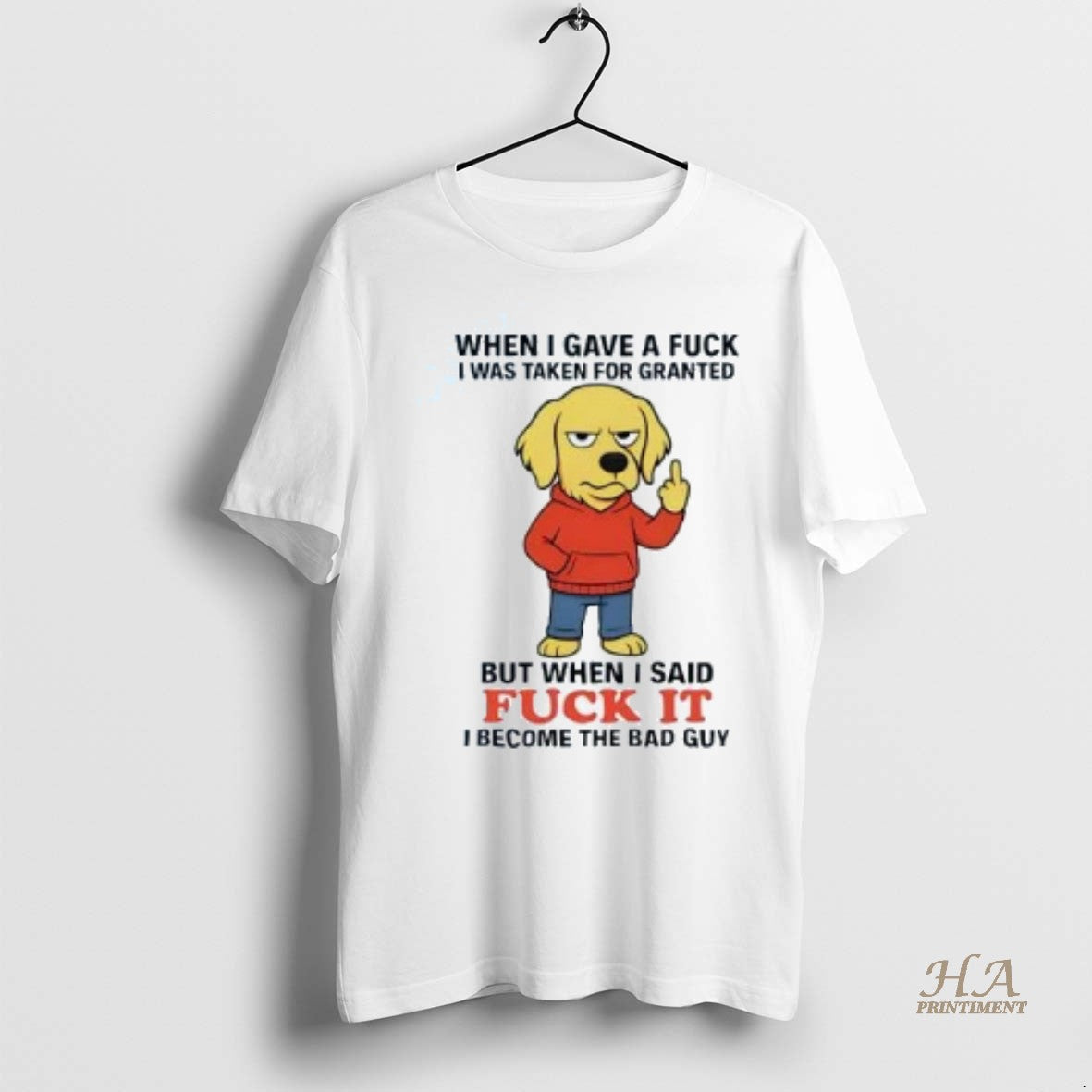 Golden Retriever When I Gave Fuck I Was Taken Granted Fuck It Hoodie