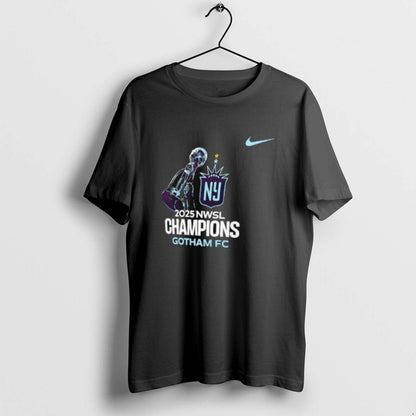 Gotham Fc 2025 Nwsl Champions Pitch Logo Hoodie Exclusive Merch