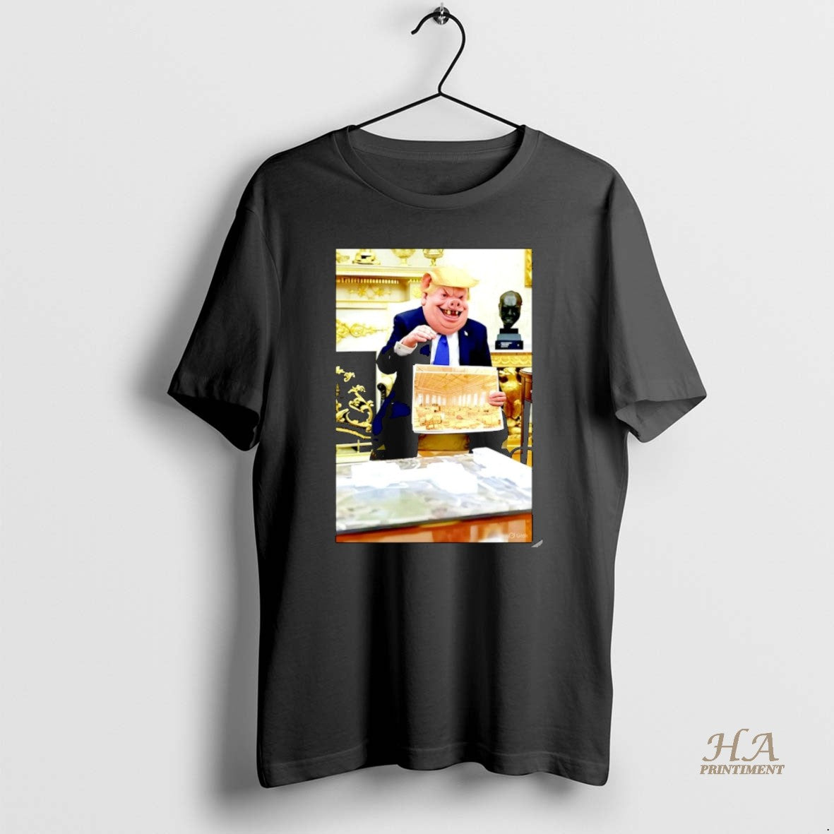 Gov Newsom Has Joined Chat Trump Quiet Piggy Shirt Trendy Design