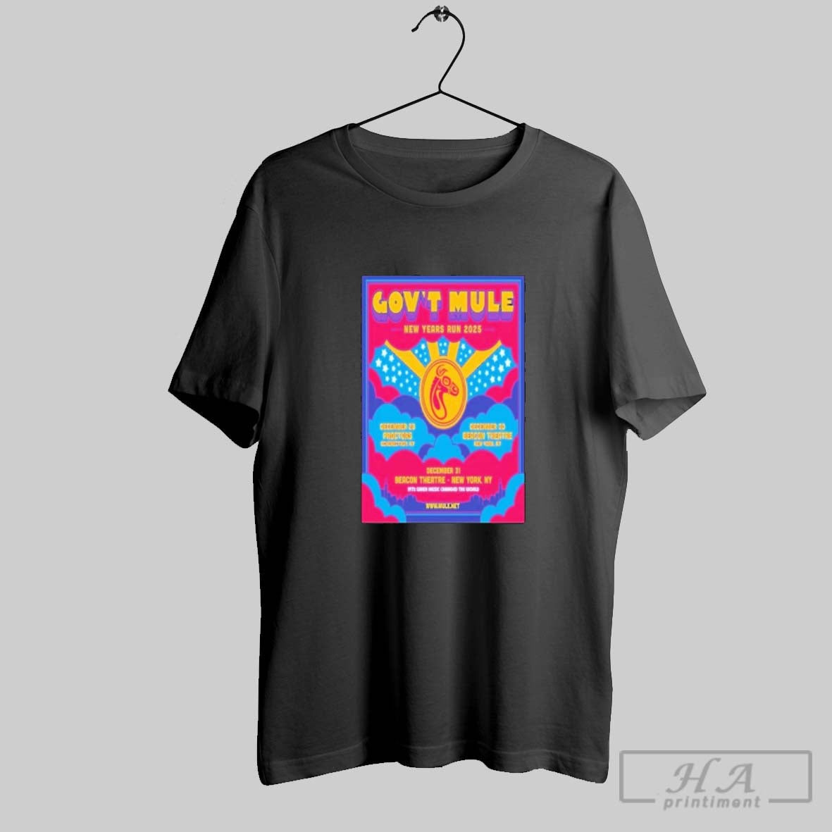 Govt Mule New Years Rin Dec 28 30 31 2025 New York Long Sleeve
