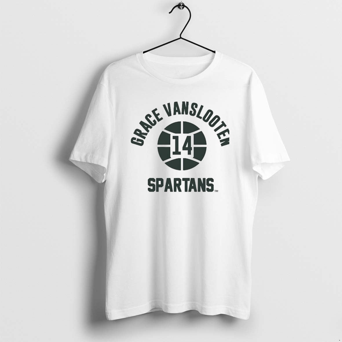 Grace Vanslooten Hoops 14 Michigan State Spartans Long Sleeve