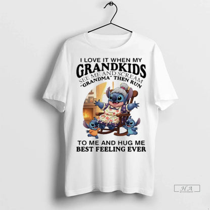 Grandma Stitch I Love It When My Grandkids See Me And Scream To Me