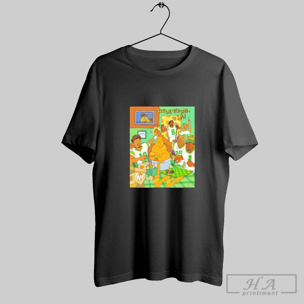 Green Bay Packers Cheddar Party Titletown Usa Sweatshirt Designer