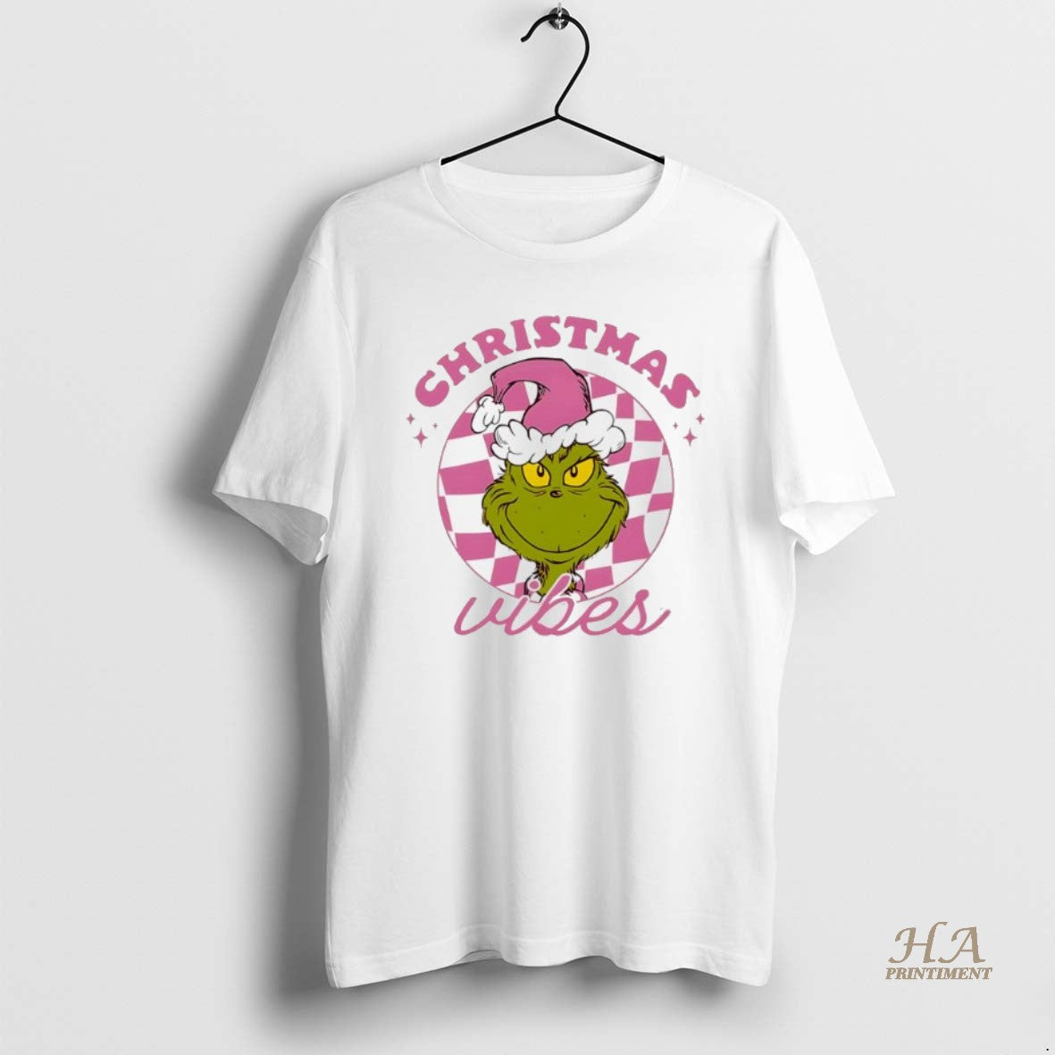 Grinch Checkered Vibes 2025 Sweatshirt Elegant Art