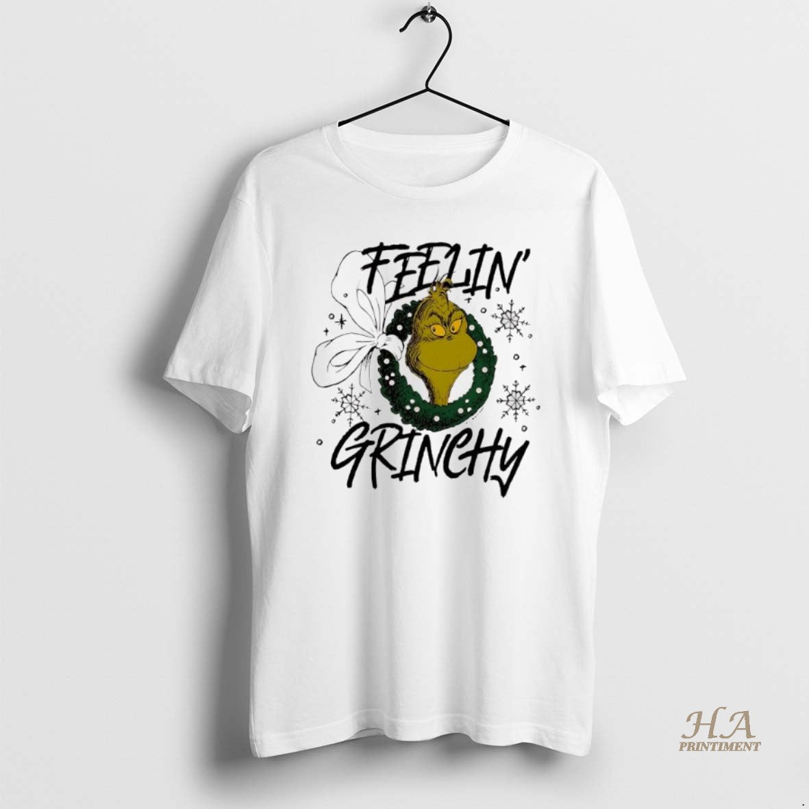 Grinch Feeling Grinchy Wreath Tank Top Stylish Collection