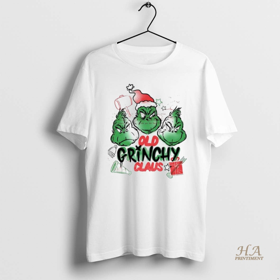 Grinch Old Grinchy Claus 2025 Tee Stylish Design