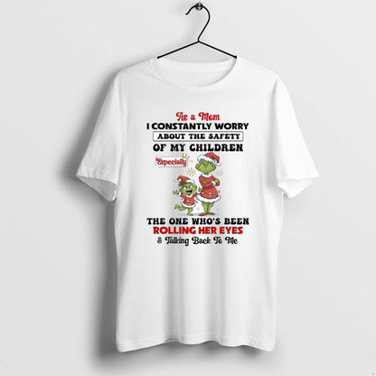 Grinch As Mom I Constantly Worry My Children Tank Top Premium Fashion
