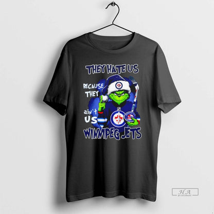 Grinch They Hate Us Because They Aint Is Winnipeg Jets Long Sleeve