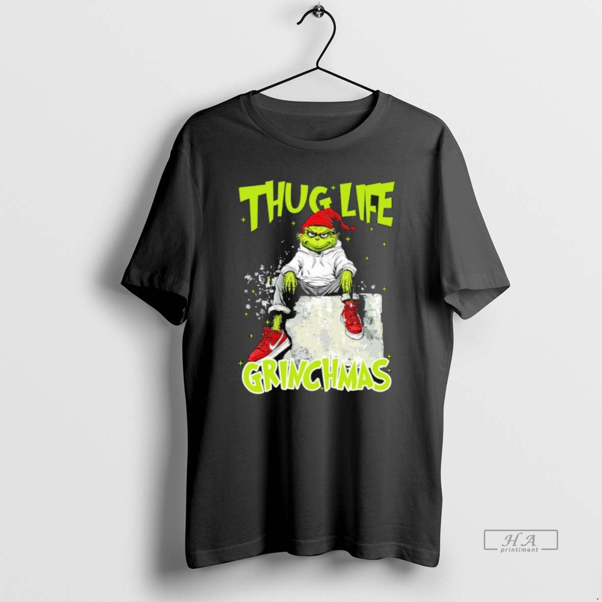 Grinch Thug Life Grinchmas TShirt Unique Design
