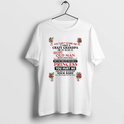 Grinch You Cant Scare Me Princess You Hurt Me Hoodie Classic Fashion