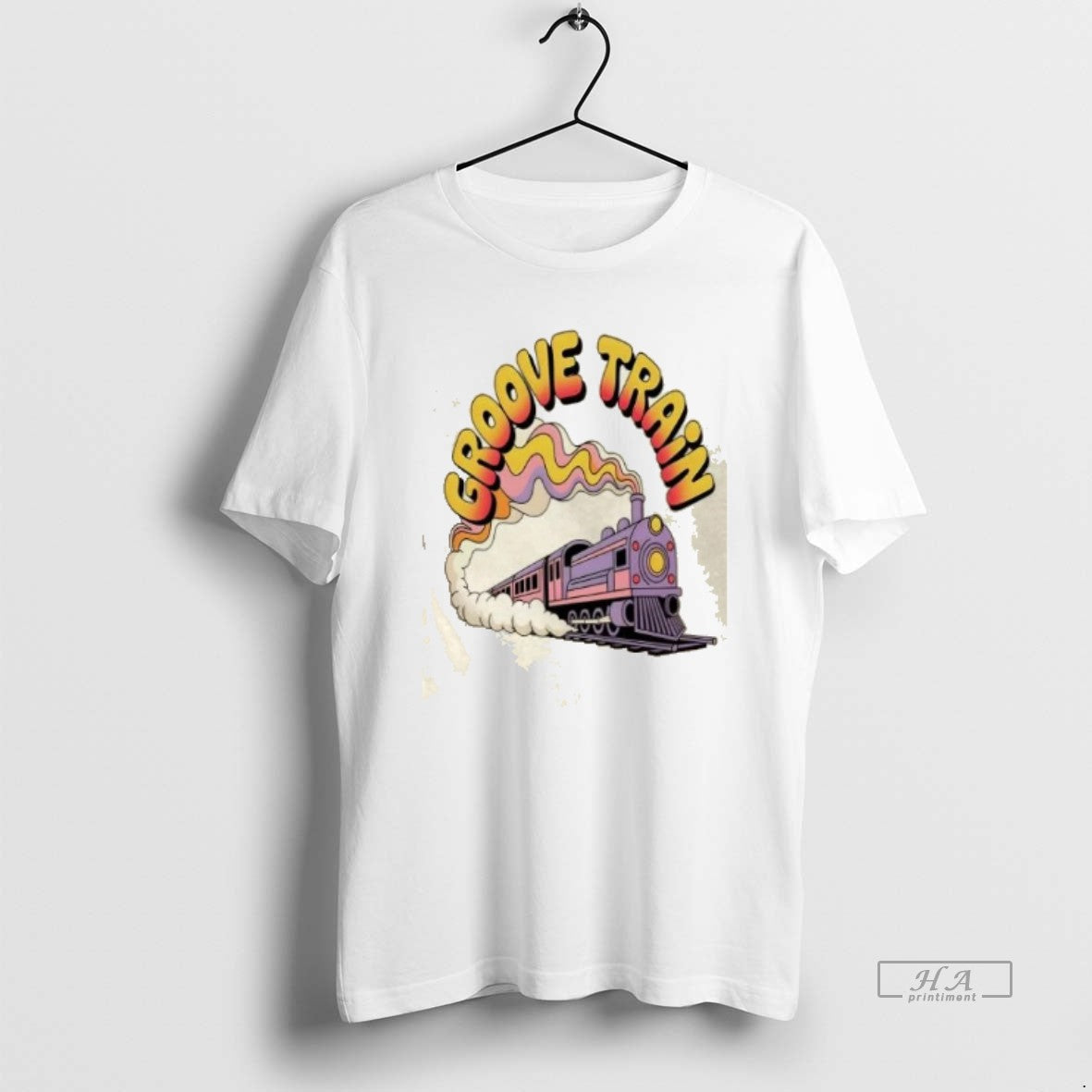Groove Train Funky 70S Disco TShirt Authentic Apparel