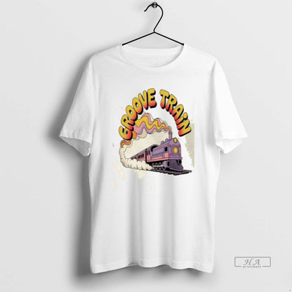 Groove Train Funky 70S Disco TShirt Authentic Apparel