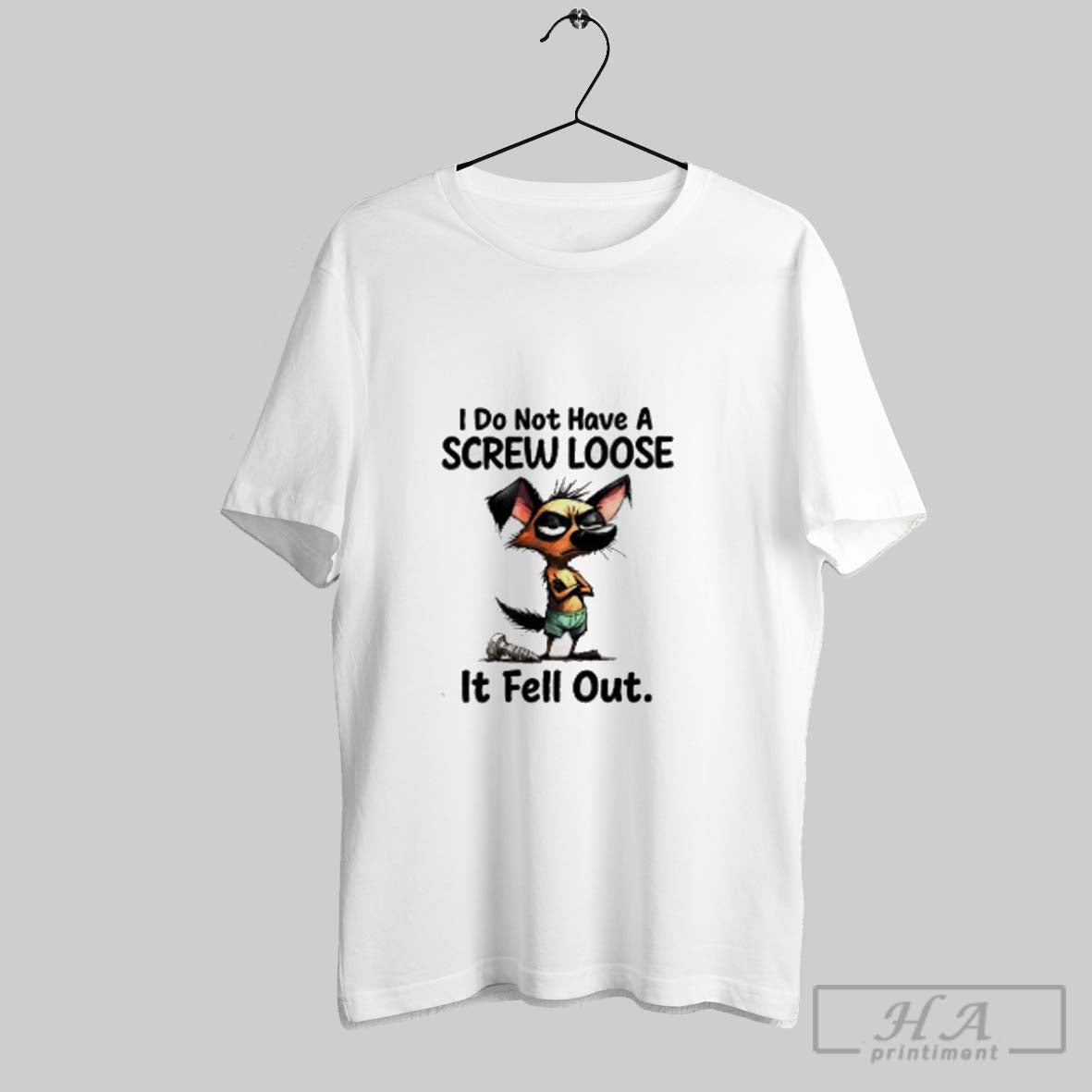 Grumpy Dog I Do Not Have Screw Loose It Fell Out Tank Top Authentic