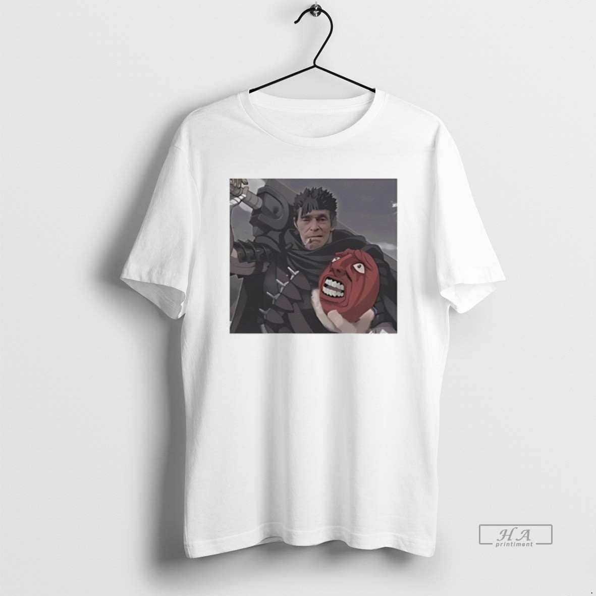 Guts Dafoe Berserk Guts Willem Dafoe Meme TShirt Trendy Apparel