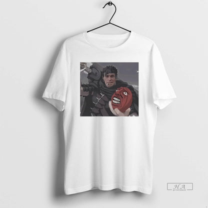 Guts Dafoe Berserk Guts Willem Dafoe Meme TShirt Trendy Apparel