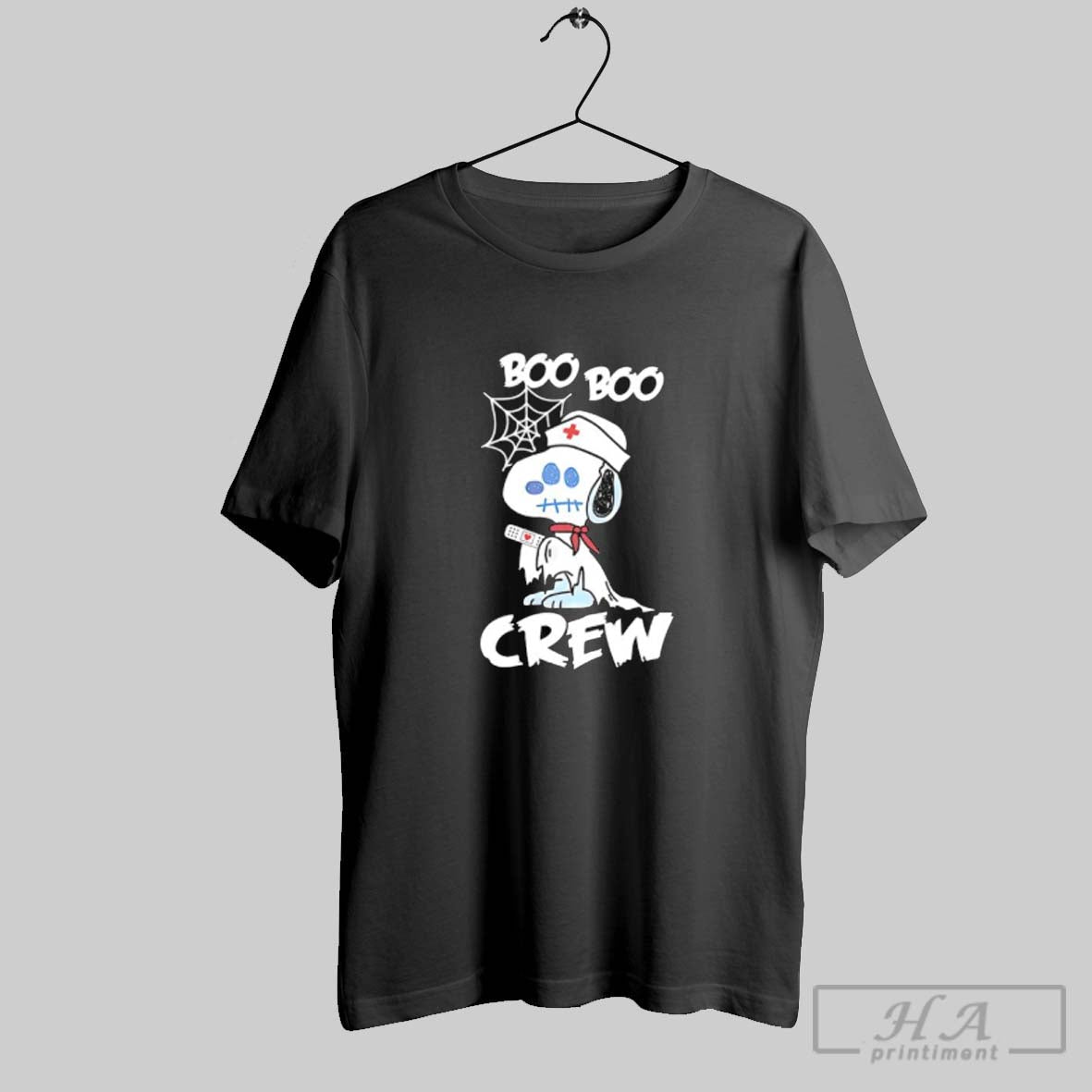 Halloween Snoopy Nurse Boo Boo Crew Sweatshirt Classic Style