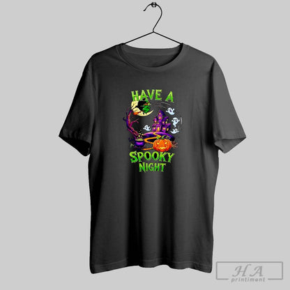 Halloween Witch And Haunted House Have Spooky Night Sweatshirt Unique