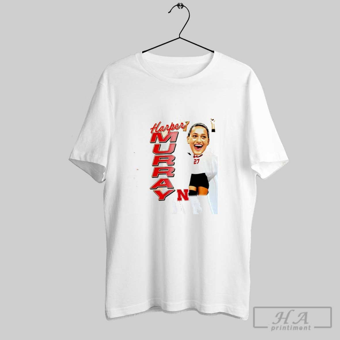 Harper Murray Nebraska Huskers Caricature Hoodie Premium Style