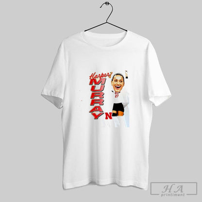 Harper Murray Nebraska Huskers Caricature Hoodie Premium Style