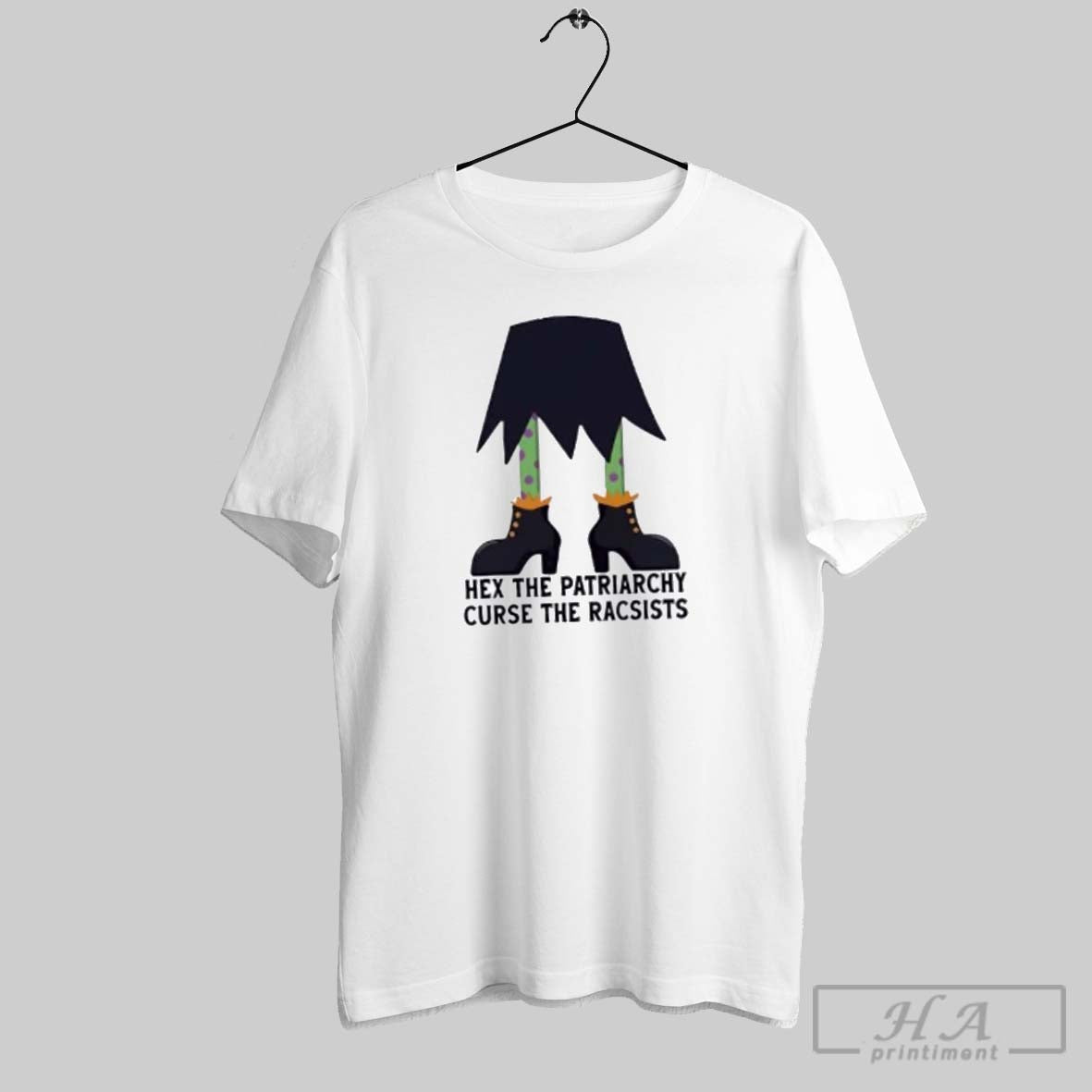 Hex Patriarchy Curse Racsists Sweatshirt Retro Art