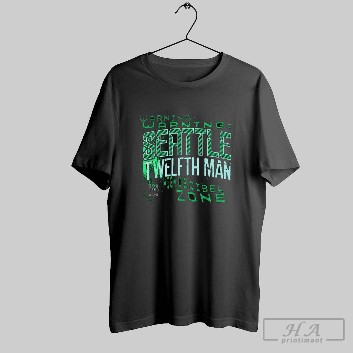 High Decibel Zone Seattle Seahawks Football Twelfth Warning Long