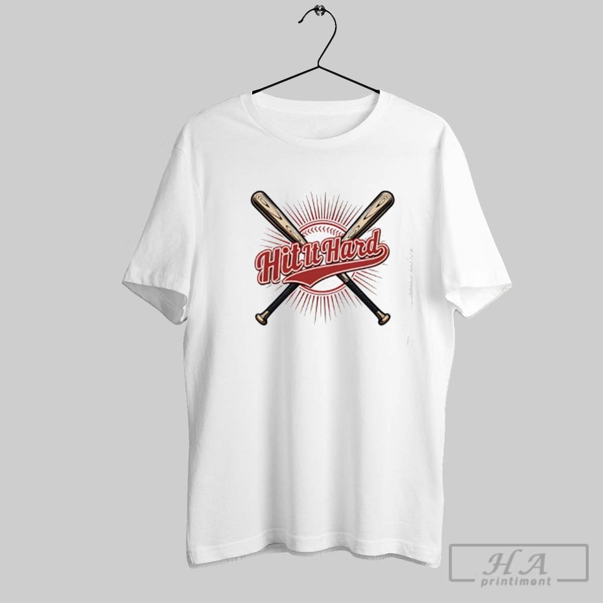 Hit It Hard Baseball Long Sleeve Classic Outfit