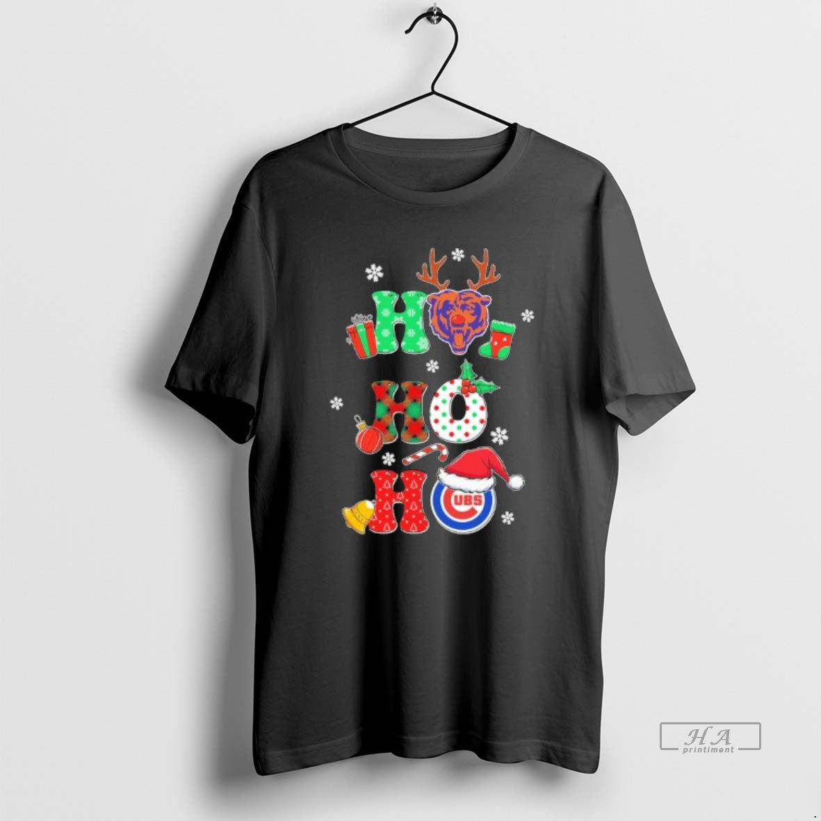 Ho Ho Ho Chicago Sports Teams Logo Sweatshirt Modern Collection