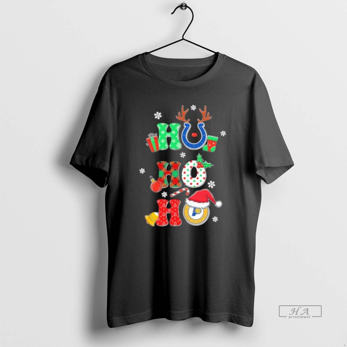 Ho Ho Ho Indiana Sports Teams Logo Sweatshirt Elegant Fashion