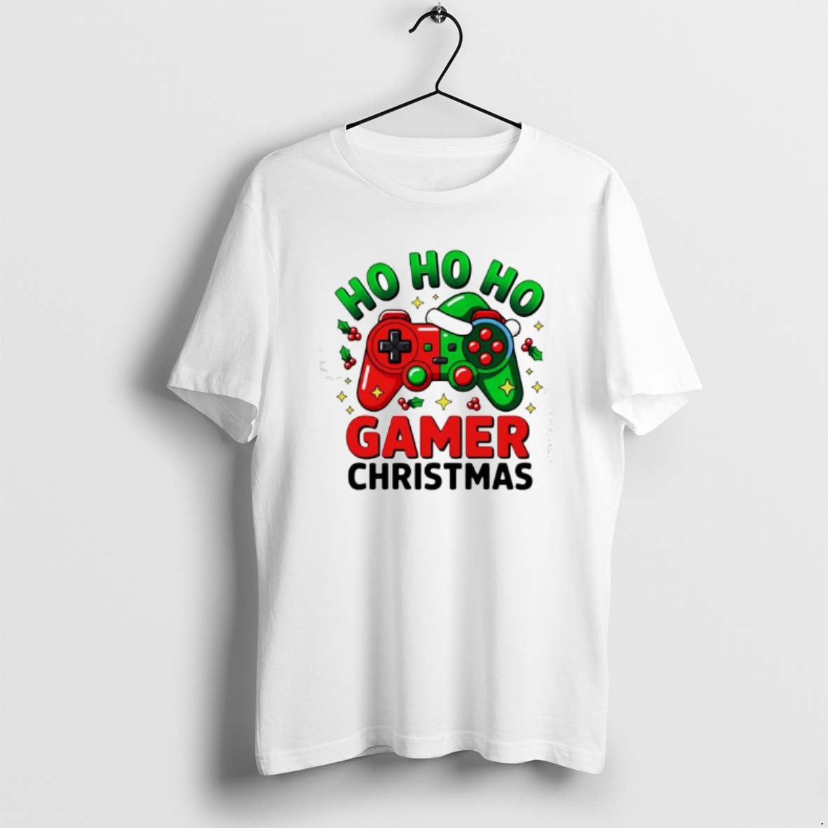 Ho Ho Ho Gamer Hoodie Premium Apparel