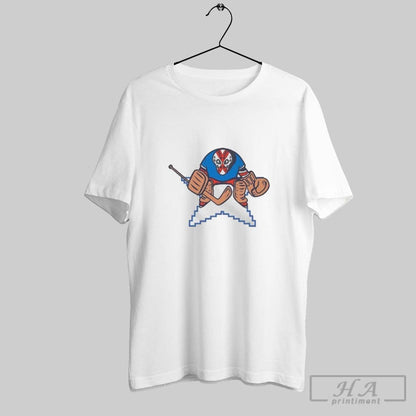Hockey Goalie Video Game Star Sweatshirt Retro Art