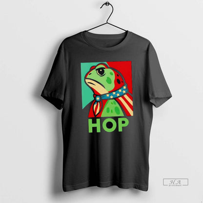 Hop Portland Frog Picture Shirt Trendy Fashion