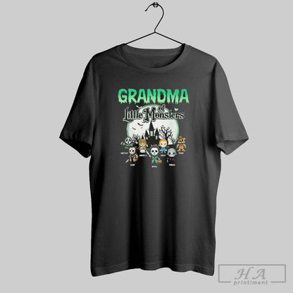 Horror Characters Chibi Grandma Little Monsters Halloween Sweatshirt