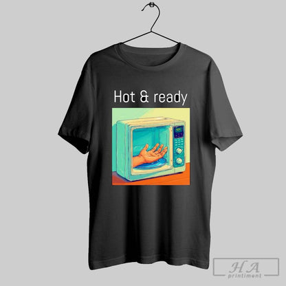 Hot Ready Hand Microwave Meme Shirt Authentic Fashion