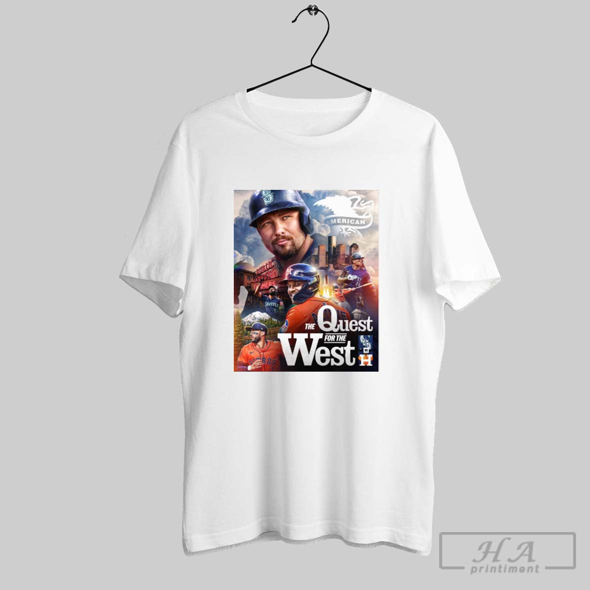 Houston Astros Vs Seattle Mariners Quest West 2025 Shirt Elegant