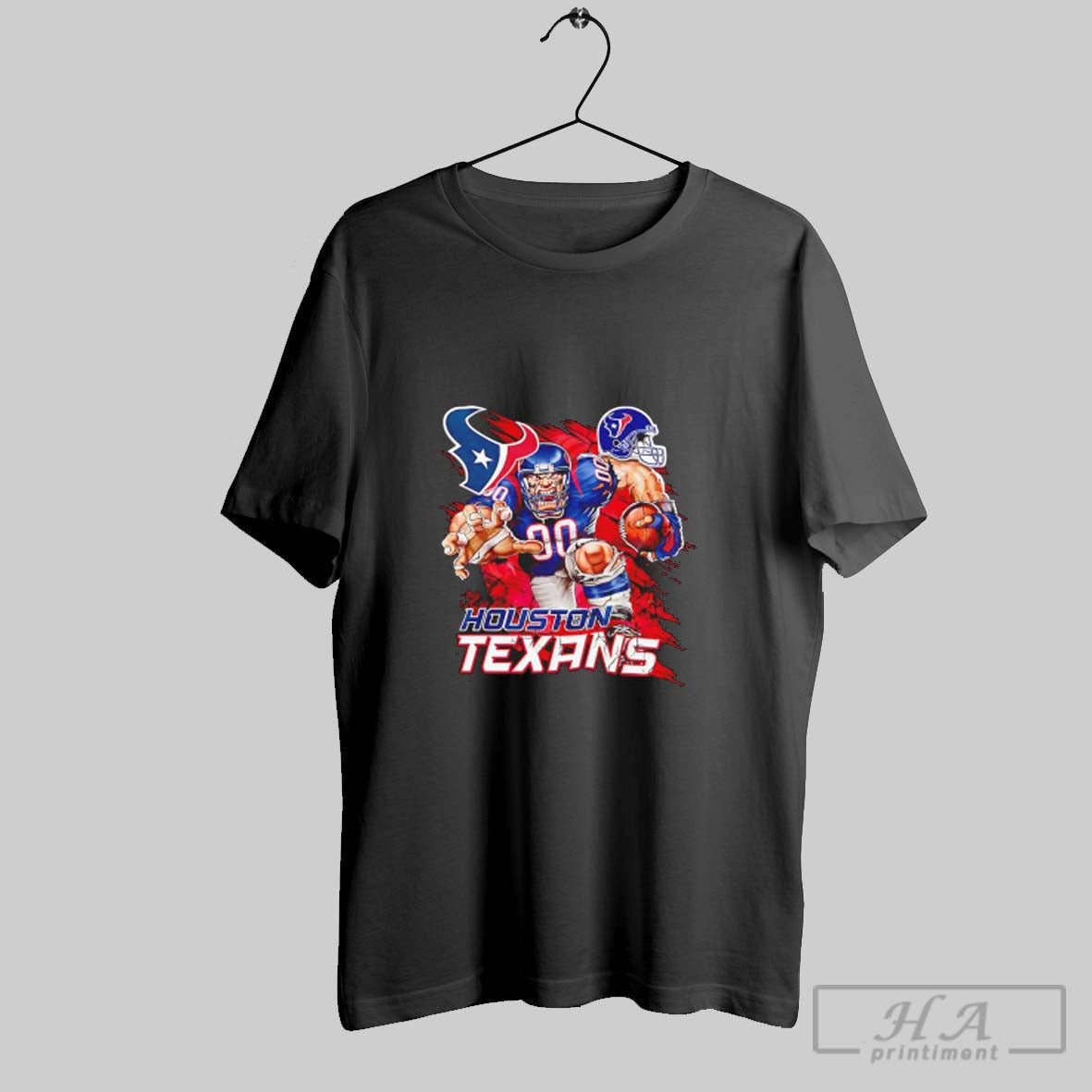 Houston Texans Football Mascot 90S Caricature Tee Unique Outfit