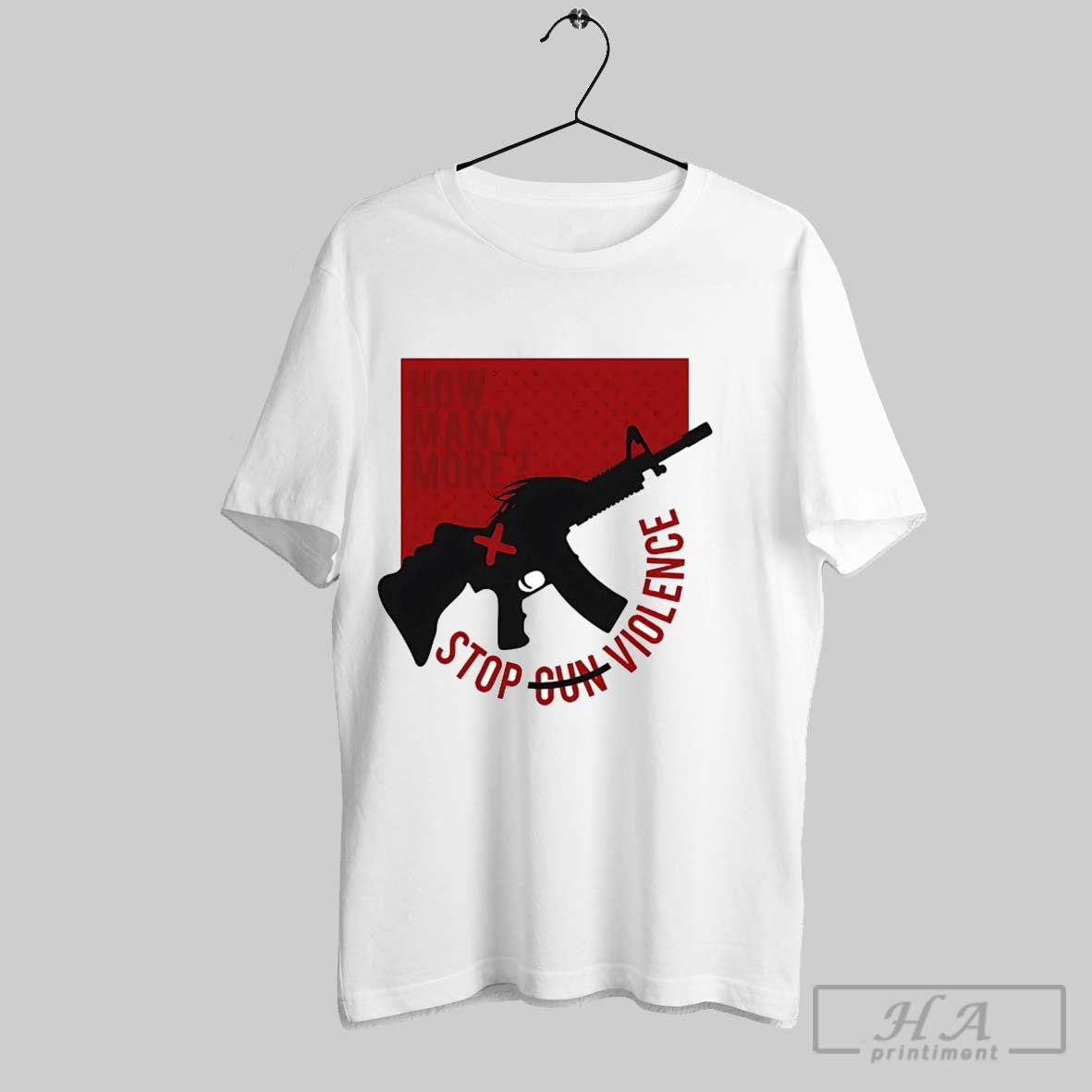 How Many More Stop Gun Violence Tank Top Modern Style