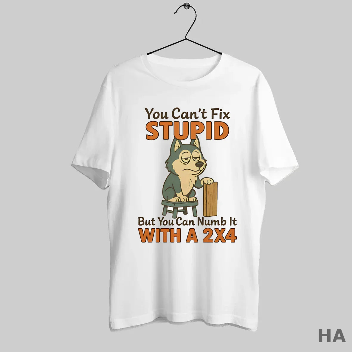 Husky You Cant Fix Stupid But You Can Numb It 2X4 Tank Top Stylish