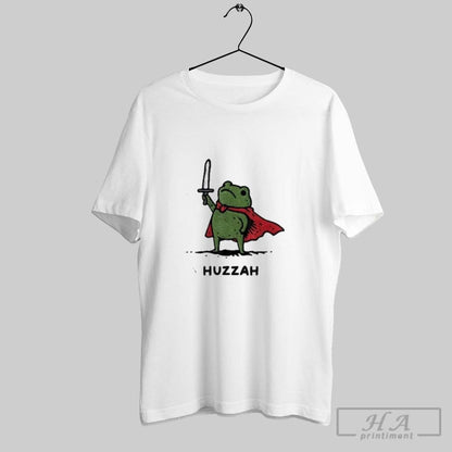 Huzzah Frog Knight Tee Elegant Art