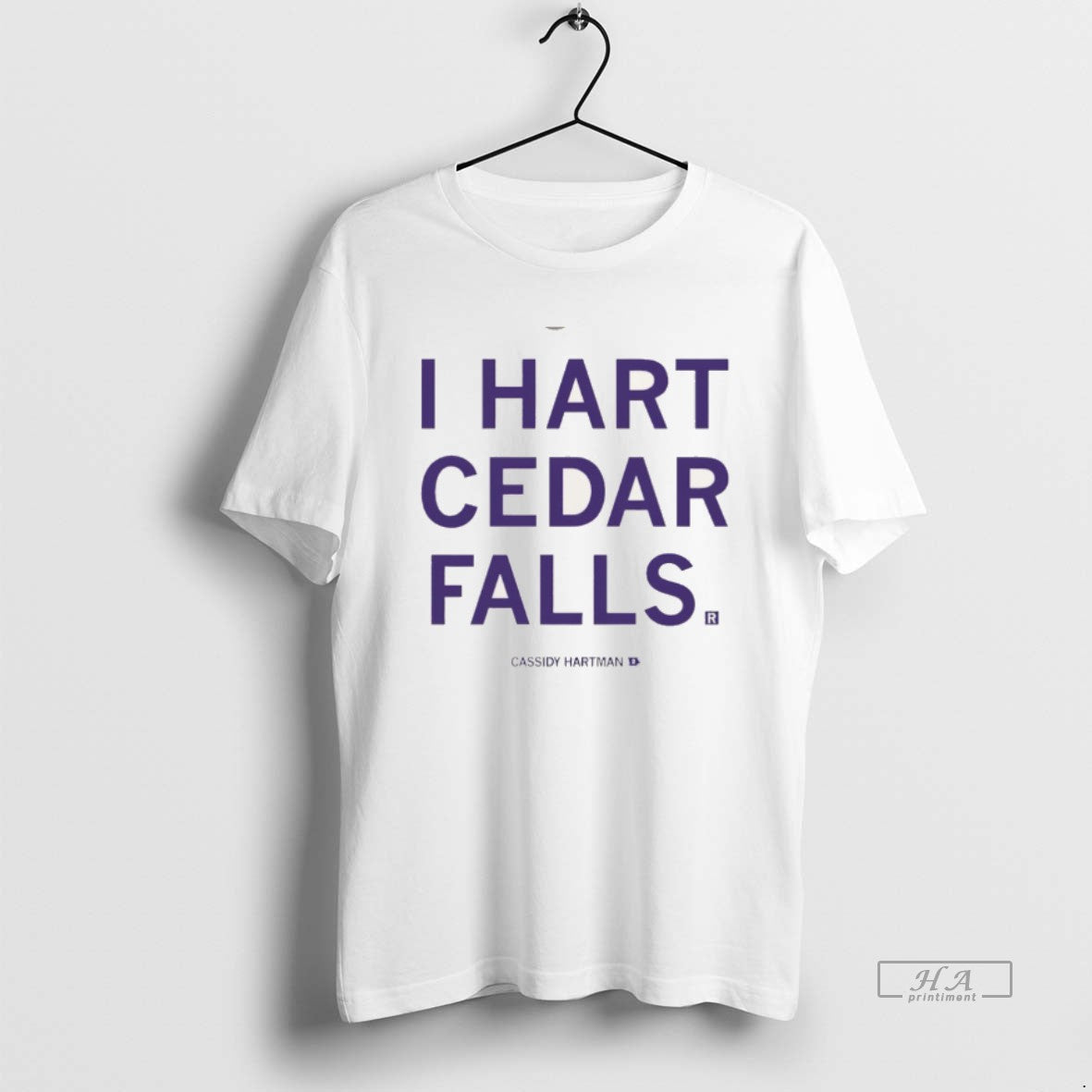 I Hart Cedar Falls Cassidy Hartman Uni Volleyball Shirt Trendy Gift