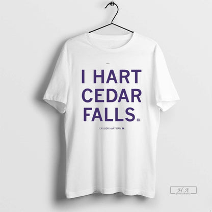 I Hart Cedar Falls Cassidy Hartman Uni Volleyball Shirt Trendy Gift