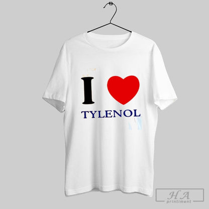 I Love Tylenol Heart Sweatshirt Unique Design