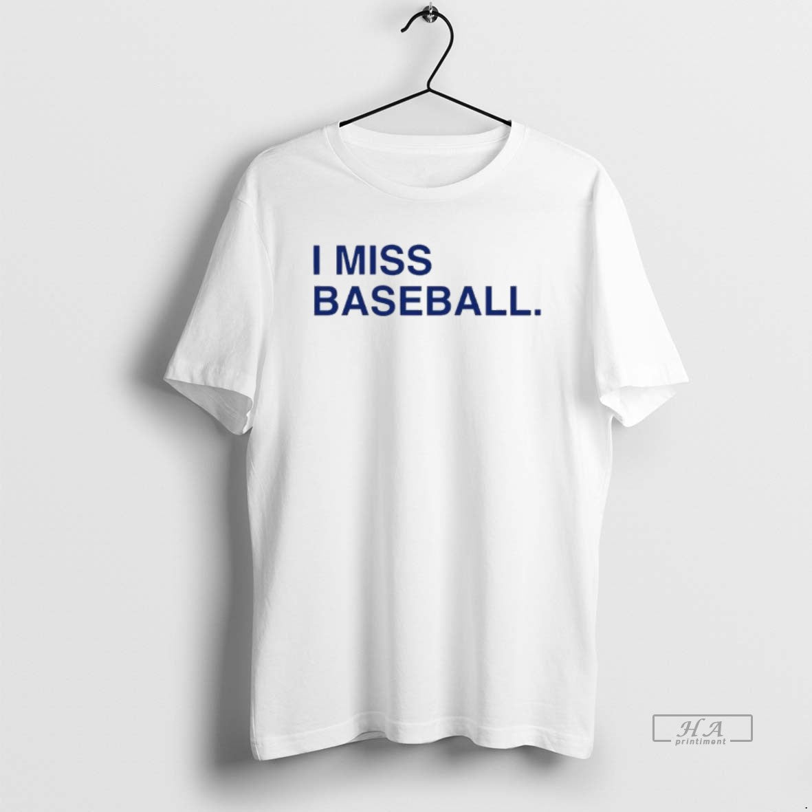 I Miss Baseball Long Sleeve Classic Look