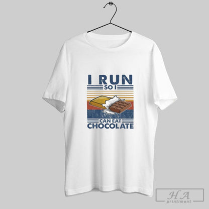 I Run So I Can Eat Chocolate Tank Top Classic Look