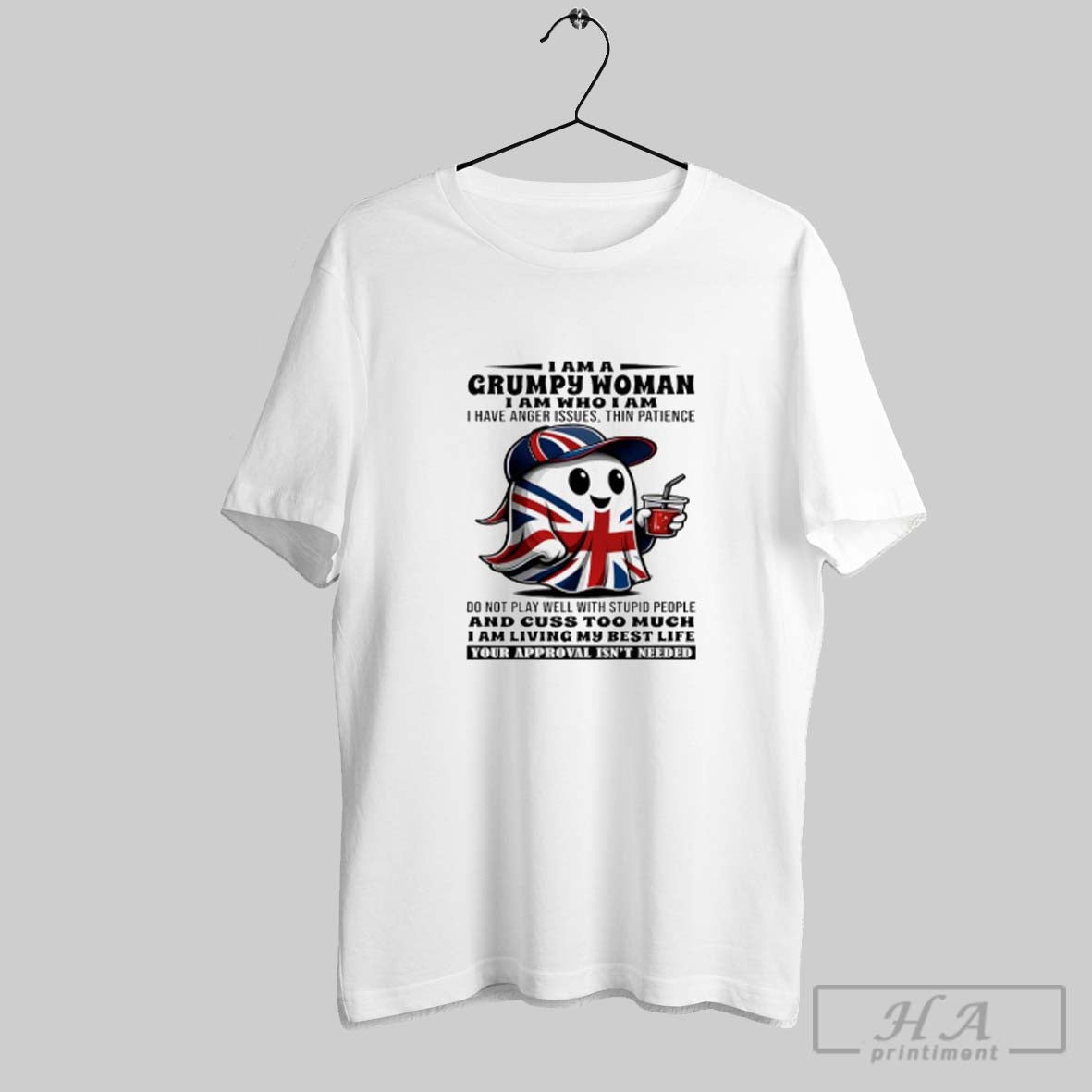 I Am Grumpy United Kingdom I Am Who I Am Hoodie Unique Fashion