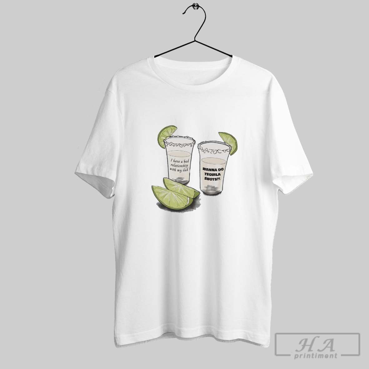 I Have Bad Relationship My Dad Wanna Do Tequila Shots Tank Top Retro