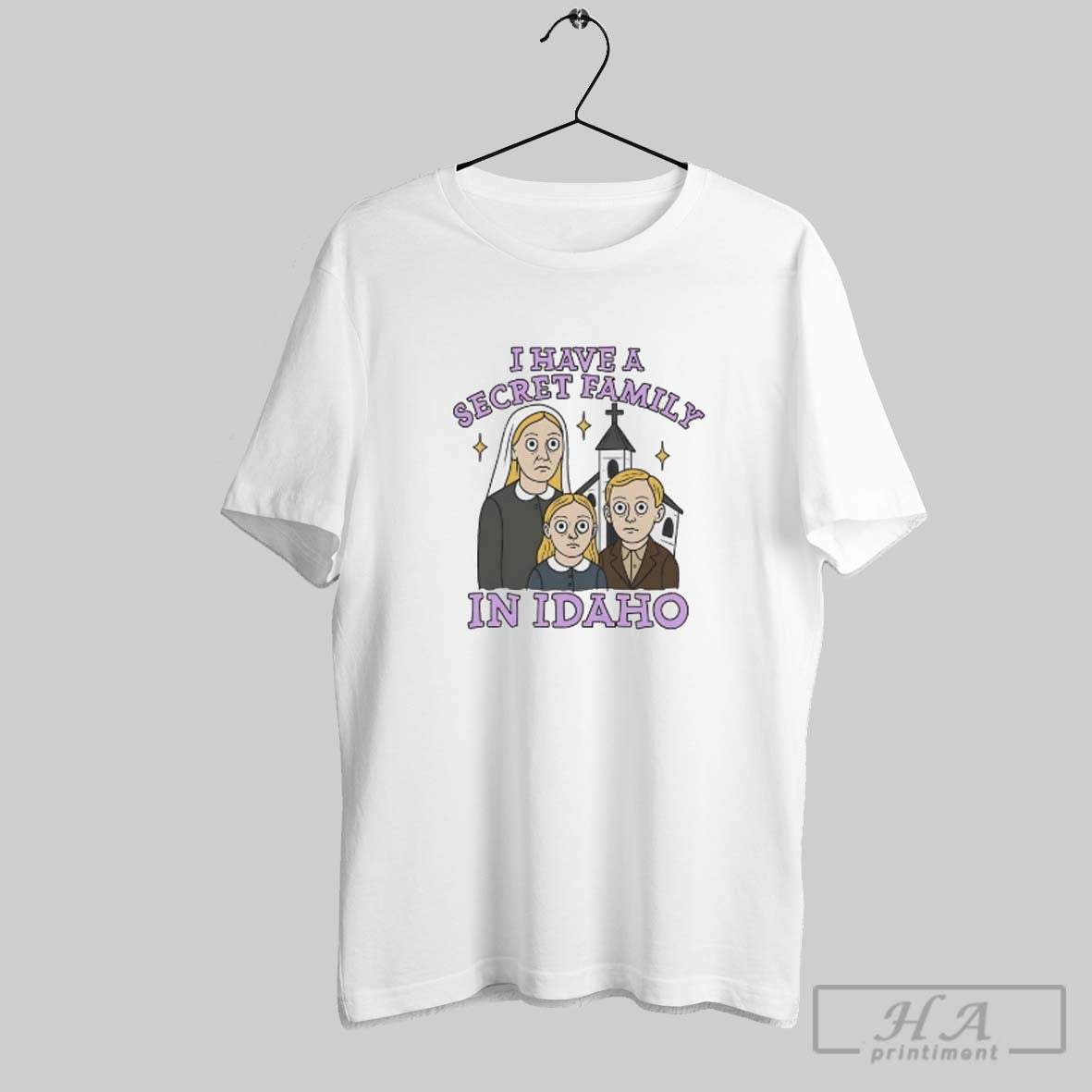 I Have Secret Family Idaho Long Sleeve Vintage Gift