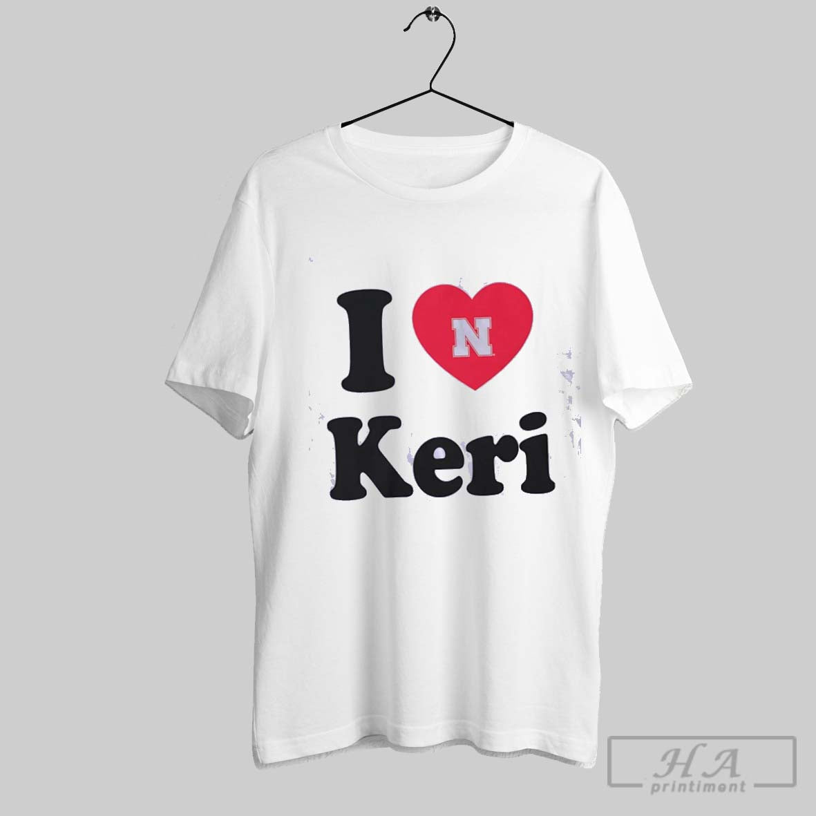 I Love Keri Leimbach Nebraska Volleyball Hoodie Retro Look